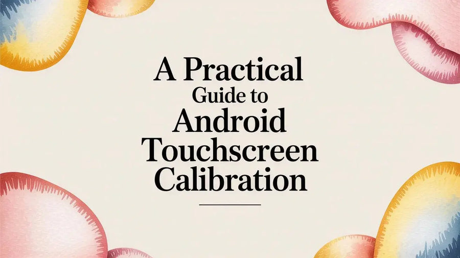 A Practical Guide to Android Touchscreen Calibration