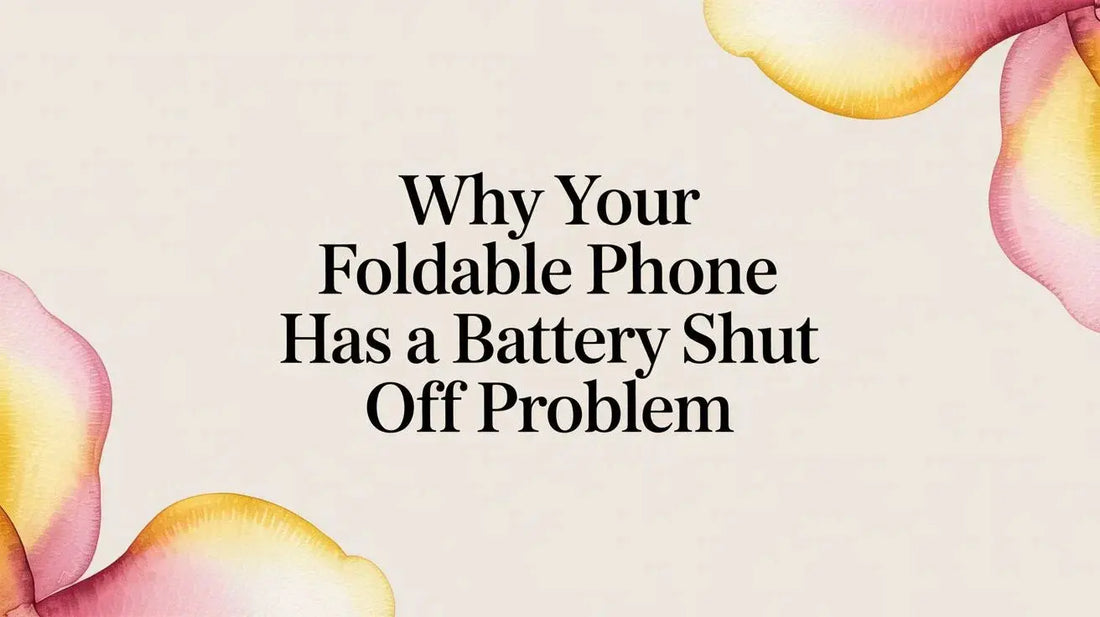 Why Your Foldable Phone Has a Battery Shut Off Problem — explained on FoldifyCase
