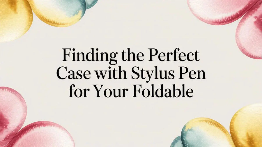 Finding the Perfect Case With Stylus Pen for Your Foldable