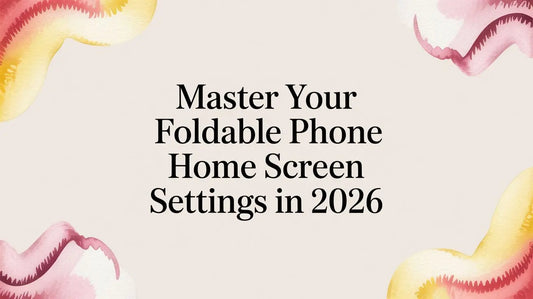Master Your Foldable Phone Home Screen Settings in 2026 — FoldifyCase blog