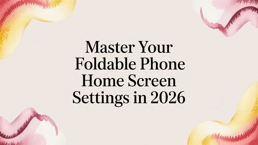 Master Your Foldable Phone Home Screen Settings in 2026
