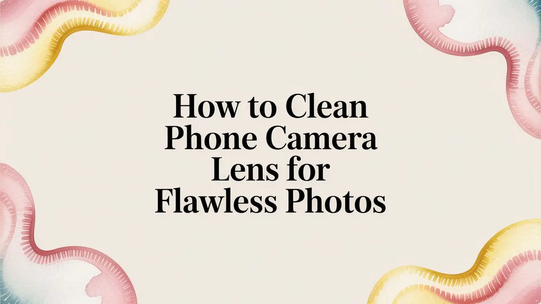 How to Clean Phone Camera Lens for Flawless Photos — step-by-step guide on FoldifyCase