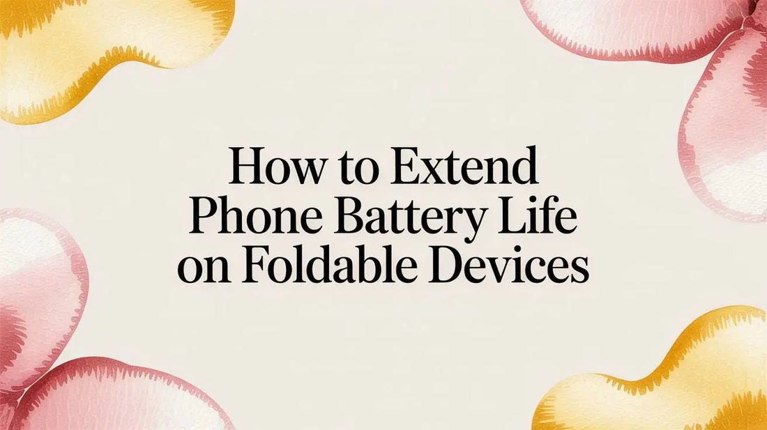 How to Extend Phone Battery Life on Foldable Devices — step-by-step guide on FoldifyCase