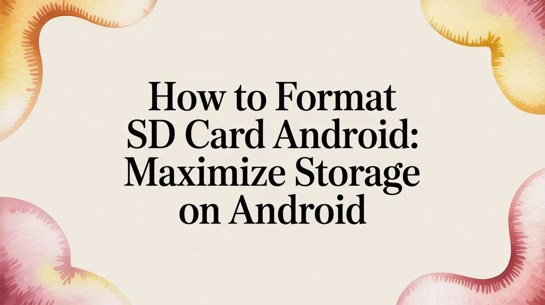 How to format sd card android: Maximize Storage on Android — step-by-step guide on FoldifyCase