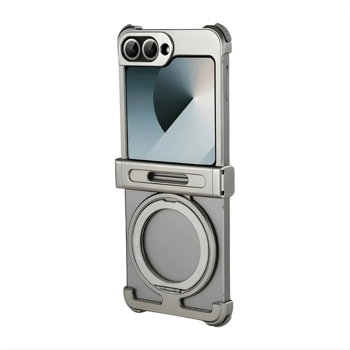 Z Flip Metal Ring Stand Case