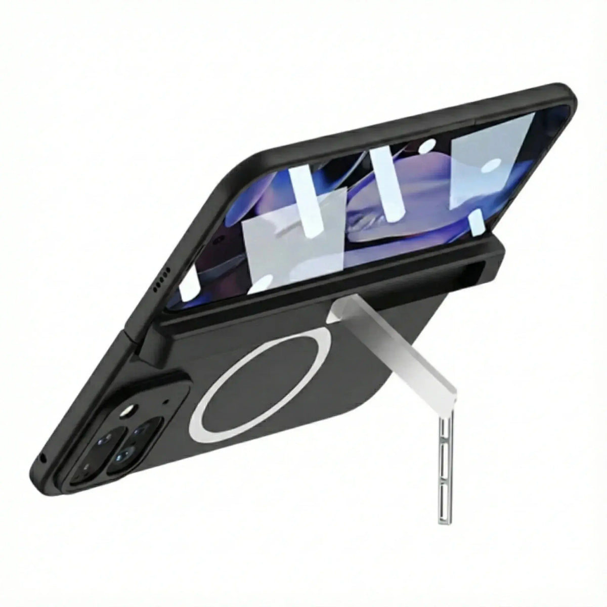 Pixel Fold Magnetic Kickstand Case
