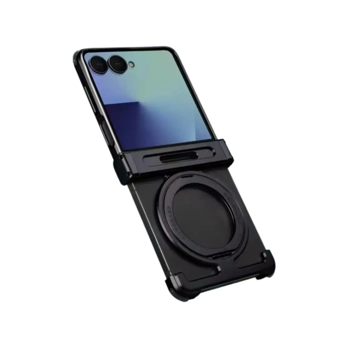 Z Flip Metal Ring Stand Case