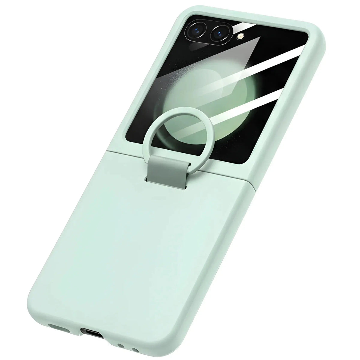 Z Flip Silicone Ring Holder Case
