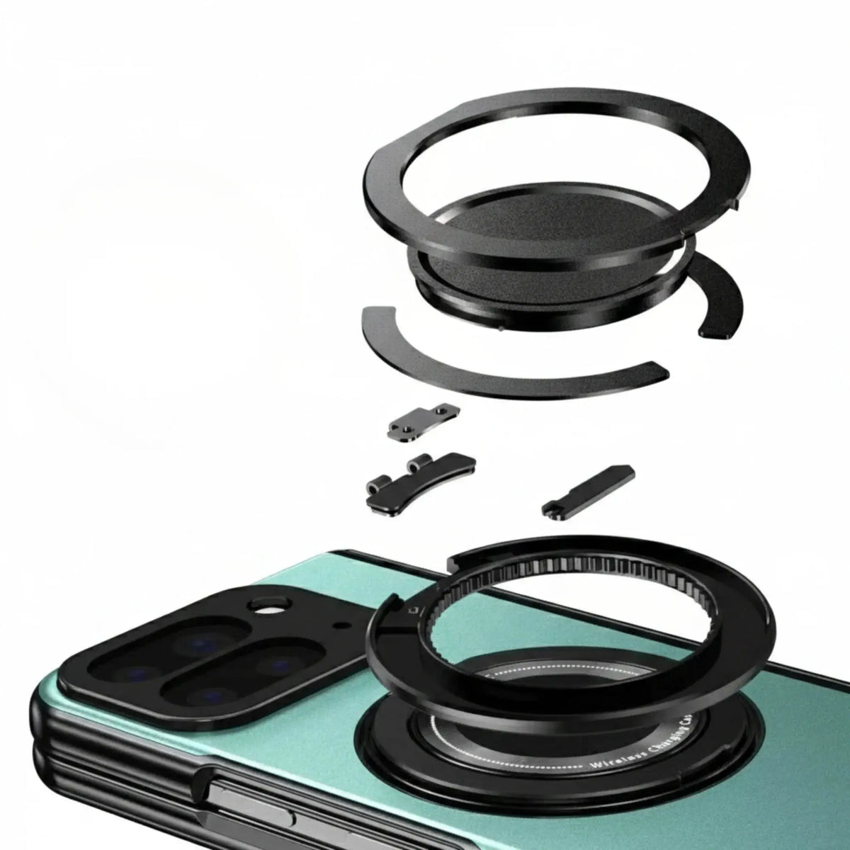 Pixel Fold Magnetic Ring Hinge Armor
