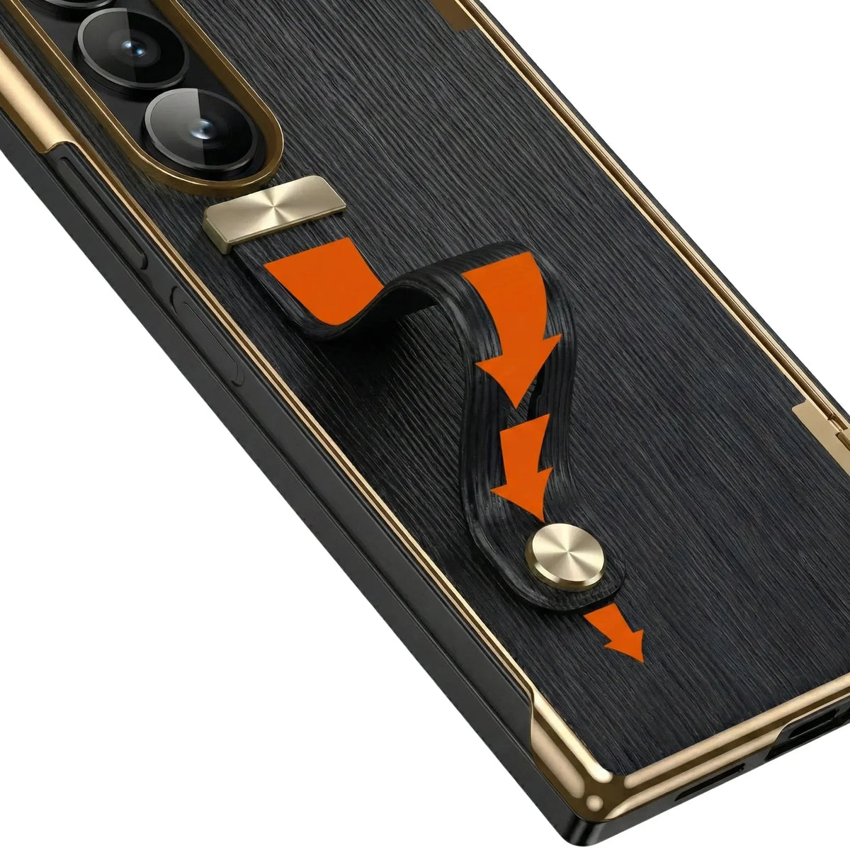 Z Fold Luxury Hinge Sliding Grip Case